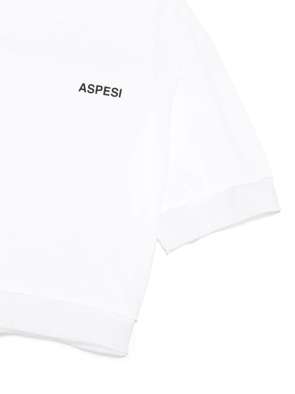 Shop Aspesi Logo-print T-shirt In White