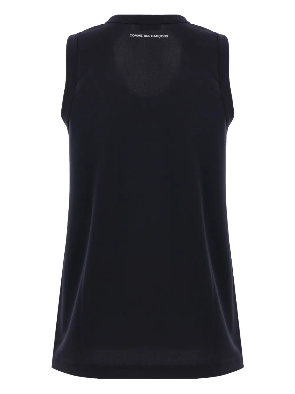 Comme Des Garçons jersey tank top - Zwart