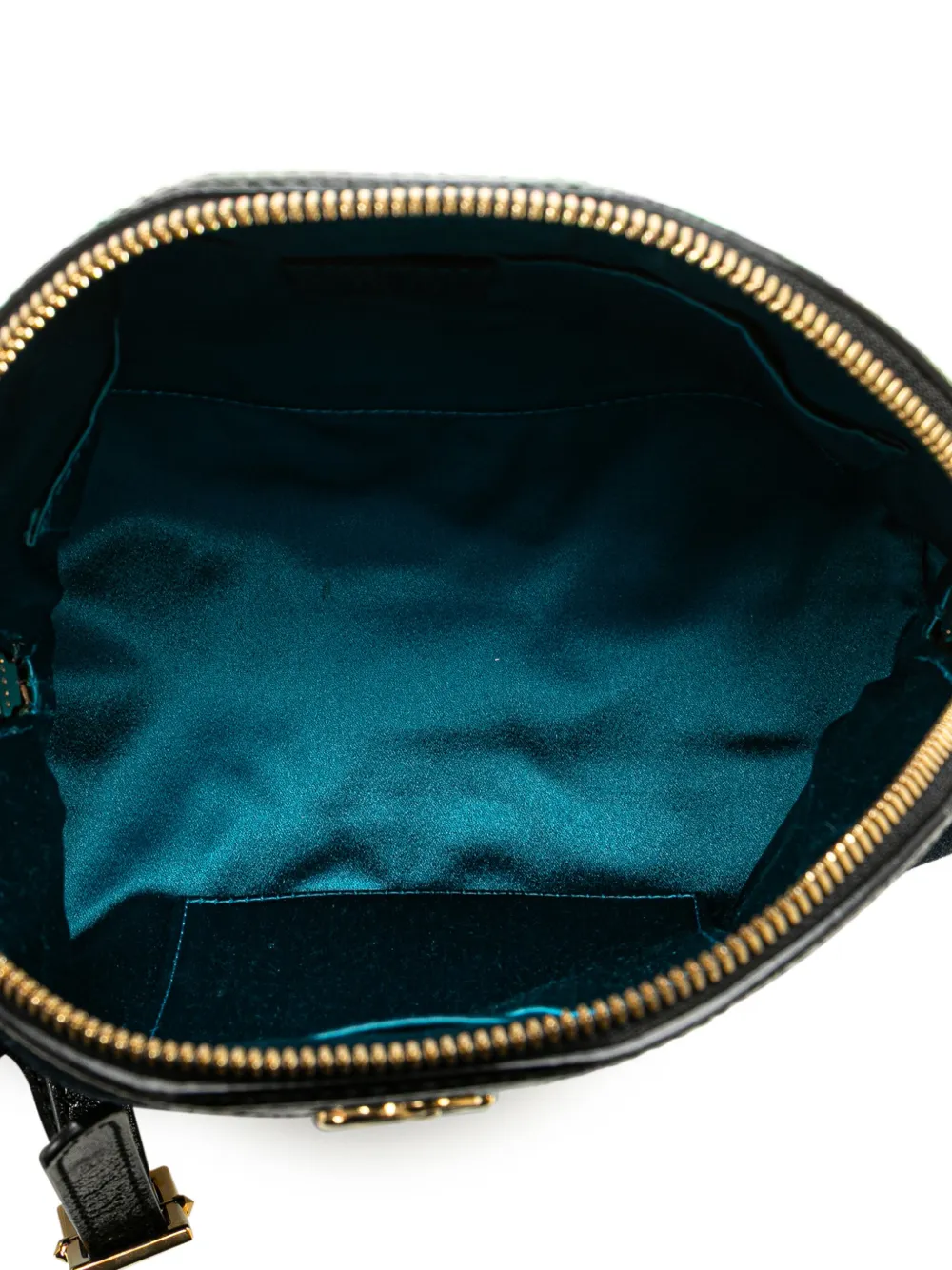 Pre-owned Gucci 2000-2015 Small Ophidia Suede Dome Crossbody Bag In Blue
