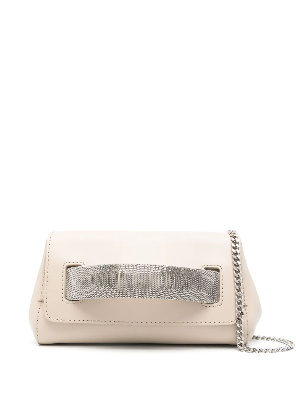 Orciani Gossip clutch Beige