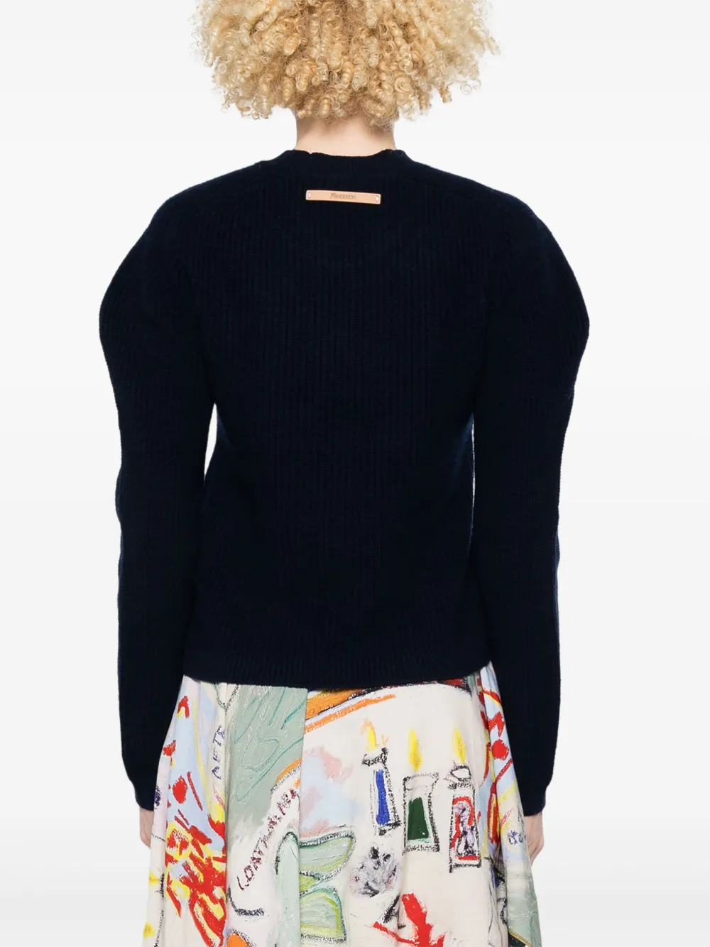 JW Anderson Trui met pofmouwen Blauw