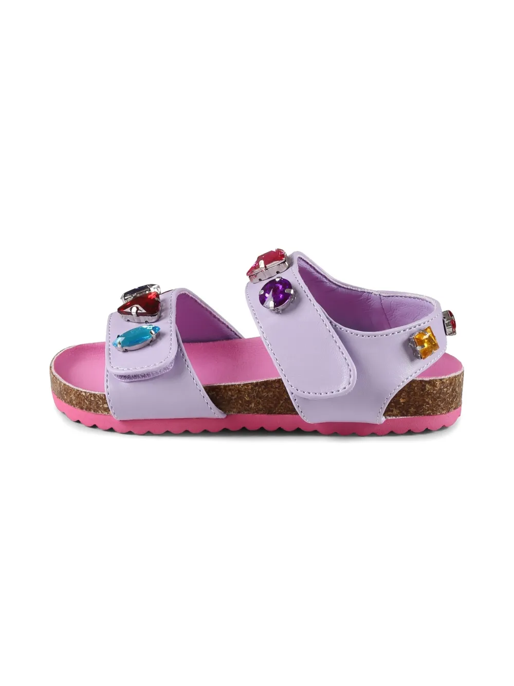 Stella McCartney Kids touch-strap sandals Pink