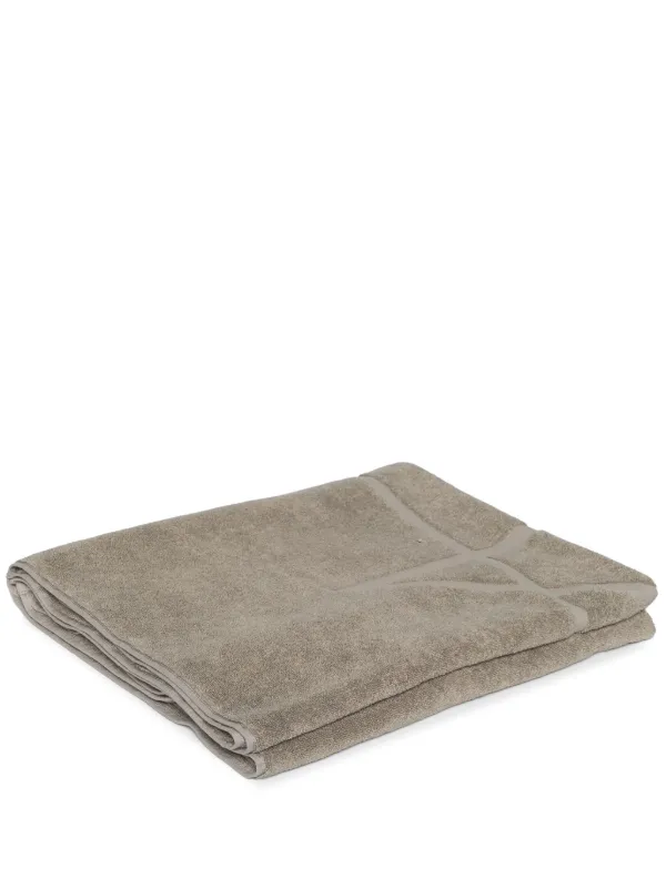 Rick Owens コットン ビーチタオル 100cm x 170cm | グレー | FARFETCH JP