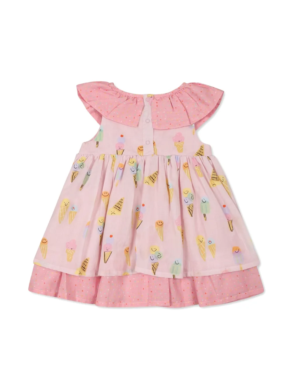 Stella McCartney Kids cotton dress - Roze