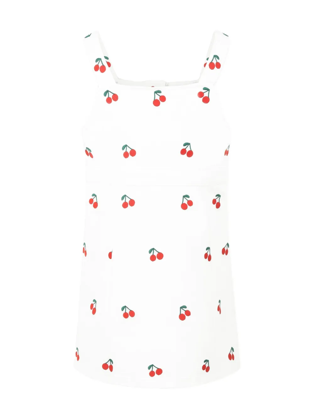 Stella McCartney Kids cherry-motif dress - Wit