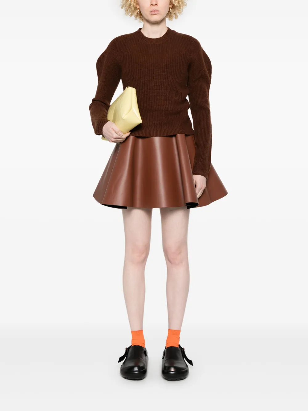 JW Anderson puff-sleeves sweater - Bruin