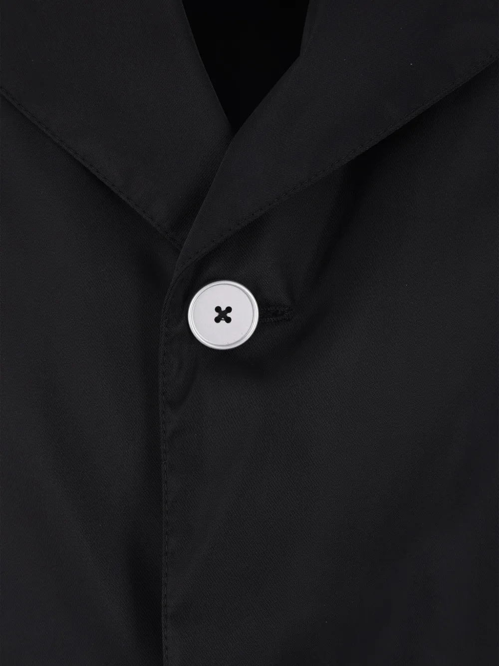 Jil Sander Jas met enkele rij knopen Zwart