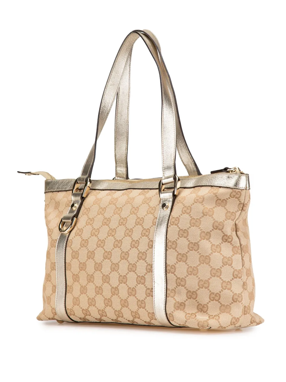 Gucci Pre-Owned 2000-2015 GG Canvas Abbey D Ring tote bag - Bruin