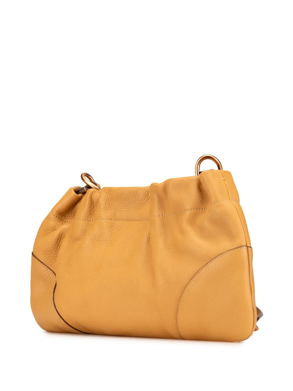 Prada Pre-Owned 2000-2013 Vitello Daino Chain shoulder bag - Bruin
