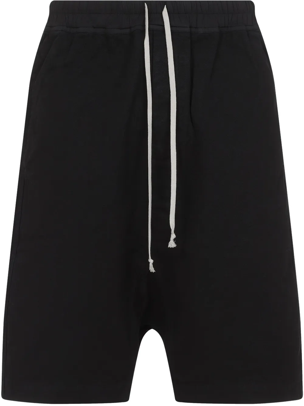 Rick Owens DRKSHDW drawstring cotton shorts Zwart