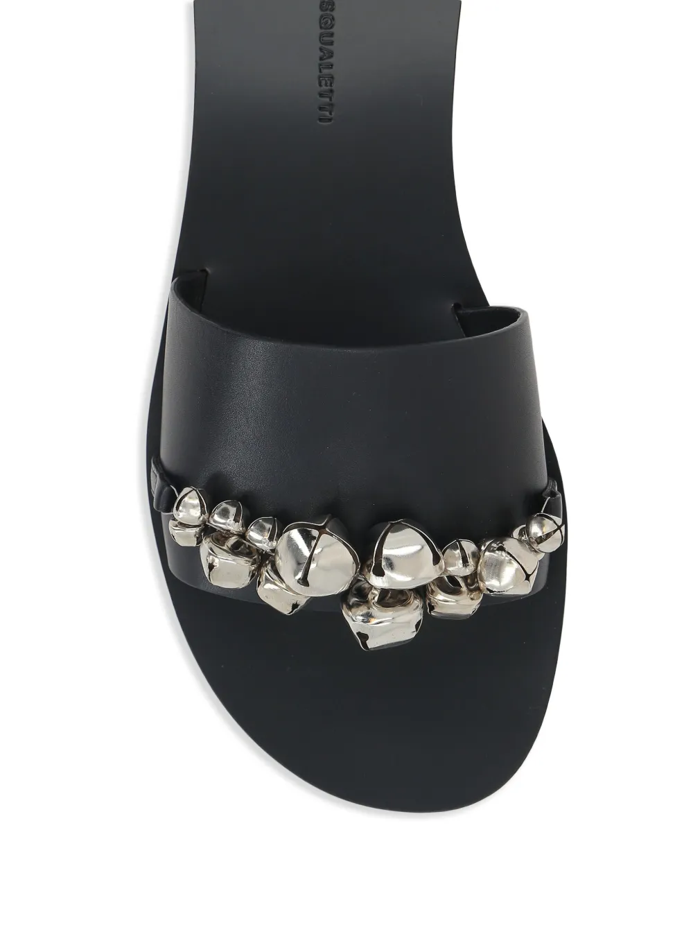 Niccolò Pasqualetti leather slides Black