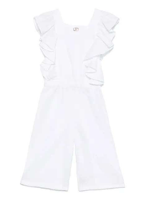 TWINSET Kids overol con placa del logo
