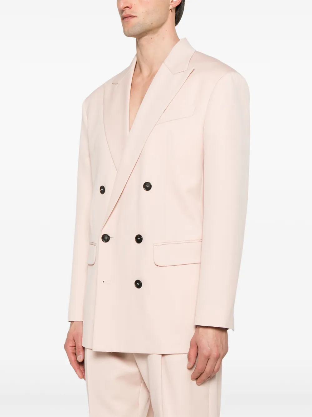 DSQUARED2 Blazer van scheerwol Roze
