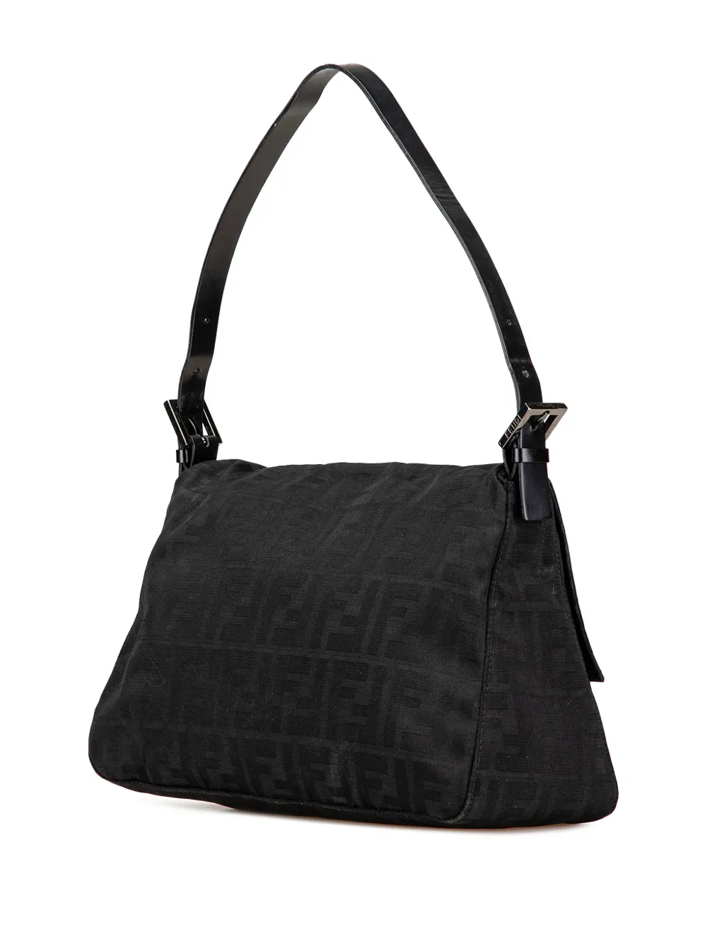 Fendi Pre-Owned 2000-2010 Zucca Canvas Mamma Forever shoulder bag - Zwart