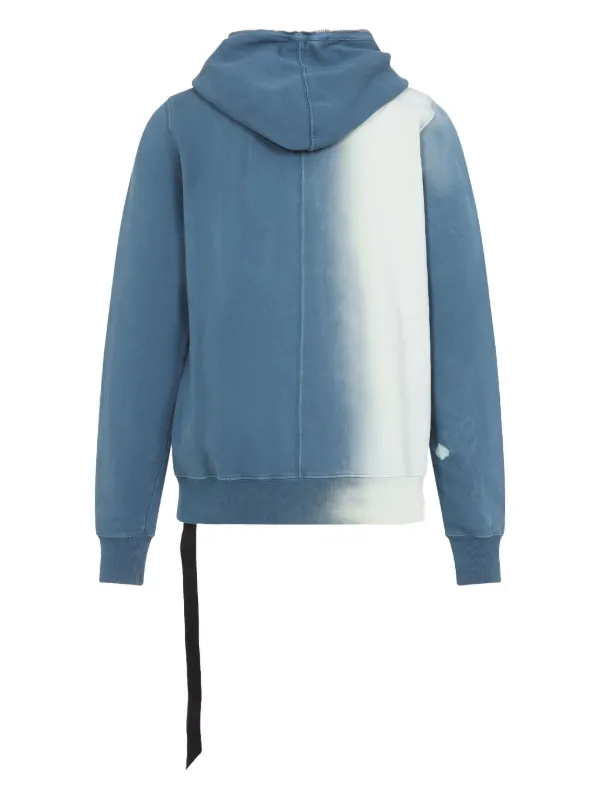 rick owens フーディ Rick Owens Zip-fastening Cotton Hoodie In Blue | ModeSens