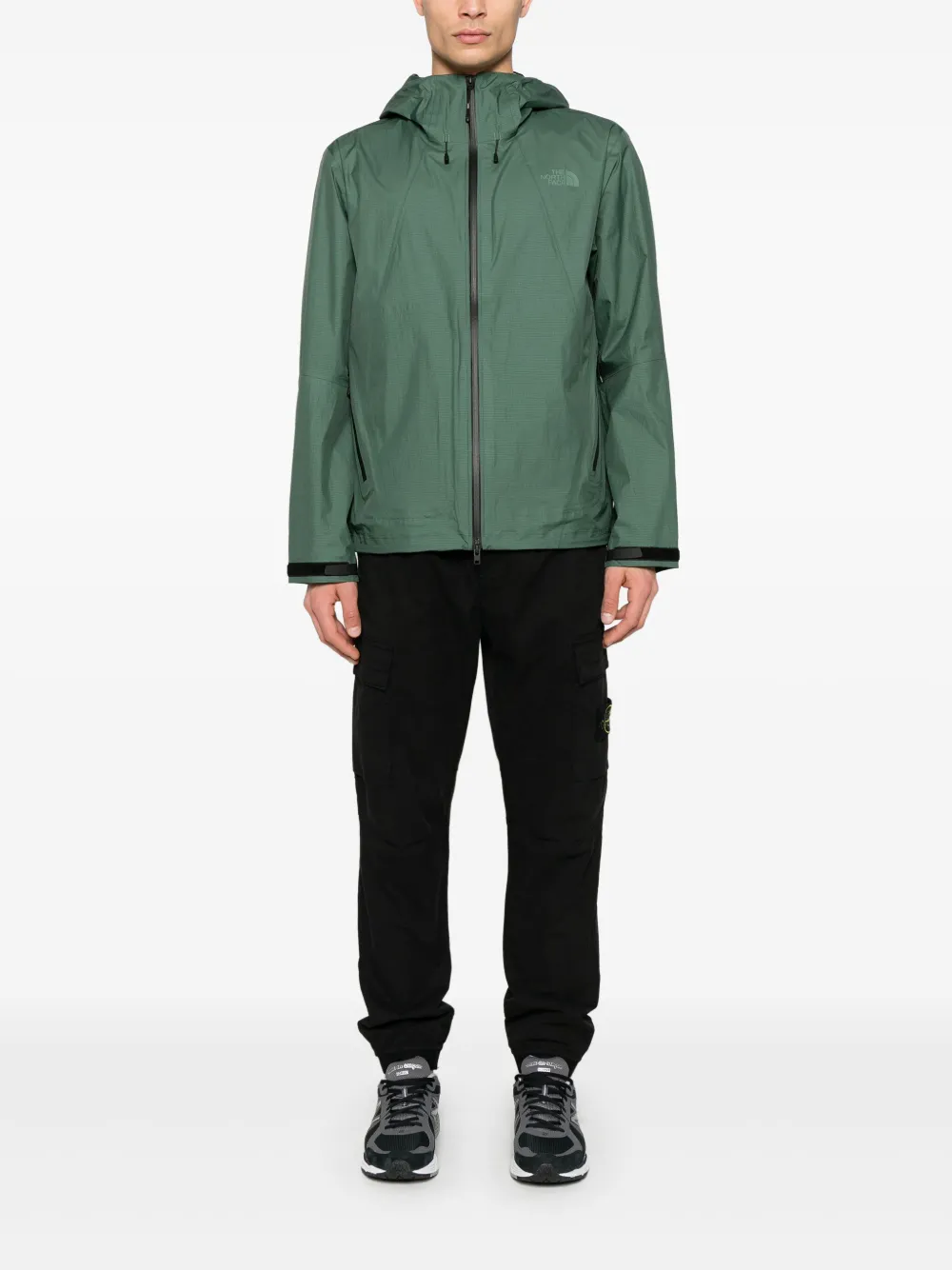 The North Face Opvouwbaar regenjack - Groen