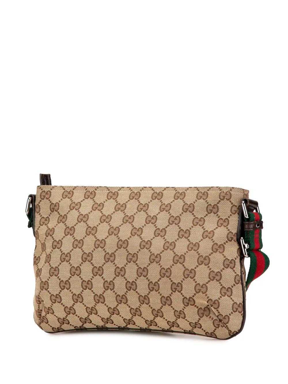 Gucci Pre-Owned 2000-2015 GG Canvas Web crossbody bag - Bruin