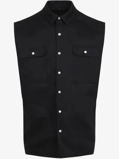 Rick Owens Jumbo Sleeveless overshirt