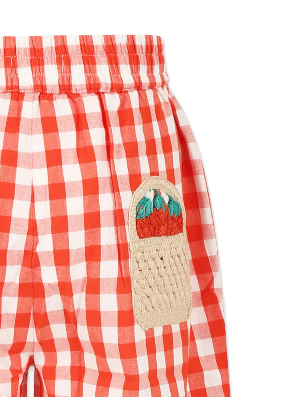STELLA MCCARTNEY CHECK-PATTERN SHORTS