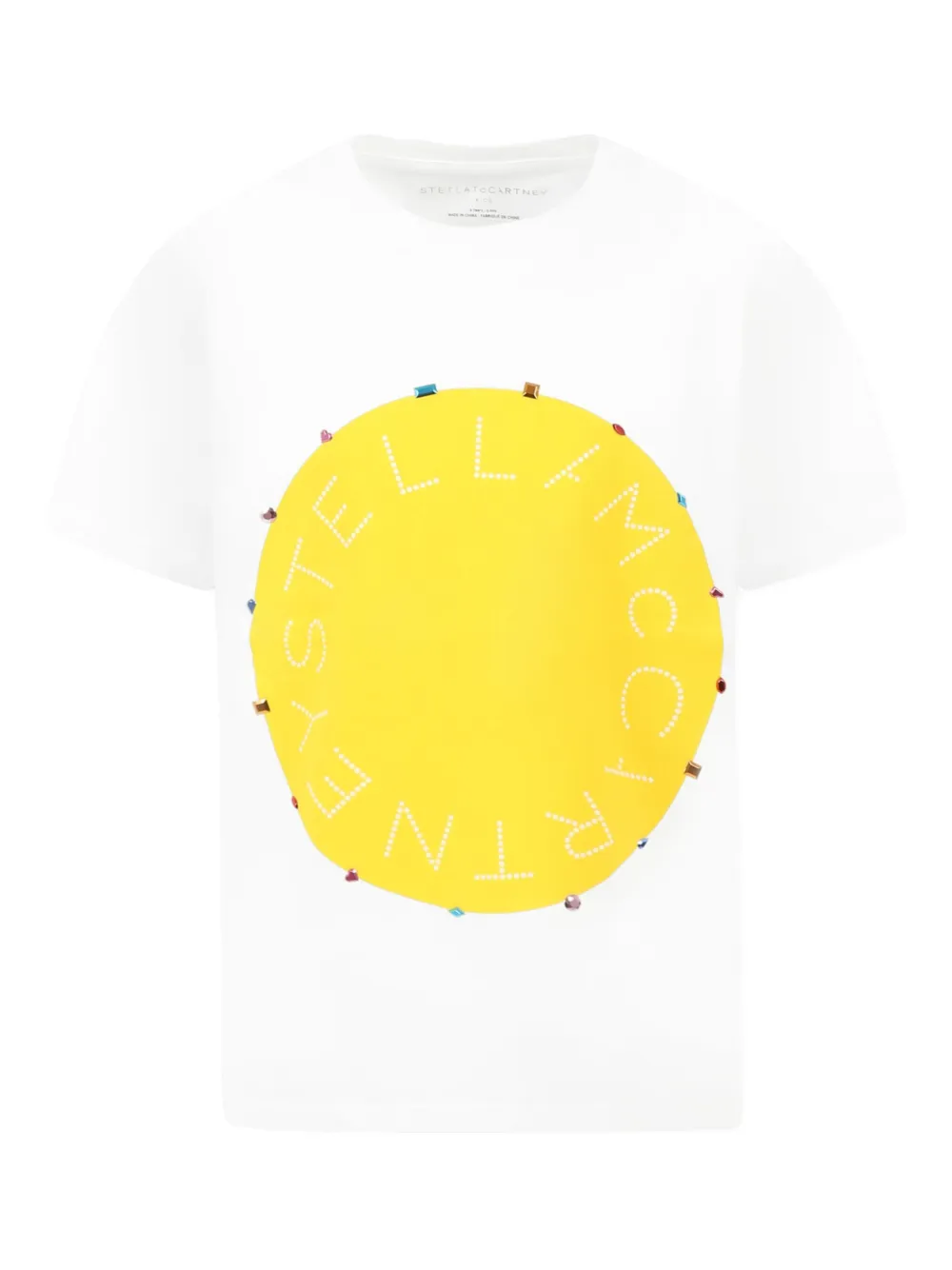 Stella McCartney Kids T-shirt van biologisch katoen Wit