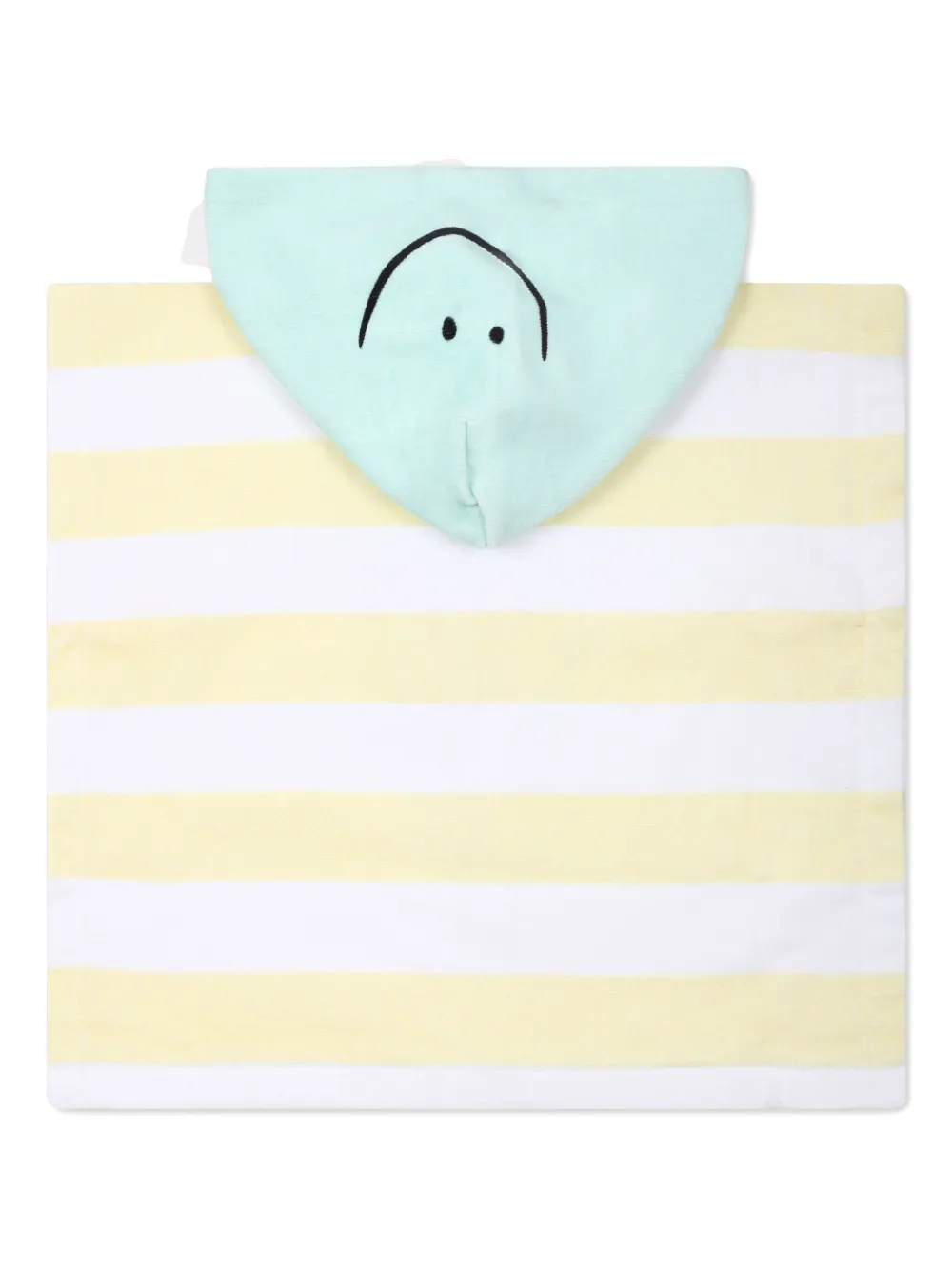 Stella McCartney Kids smile-print towel - Geel