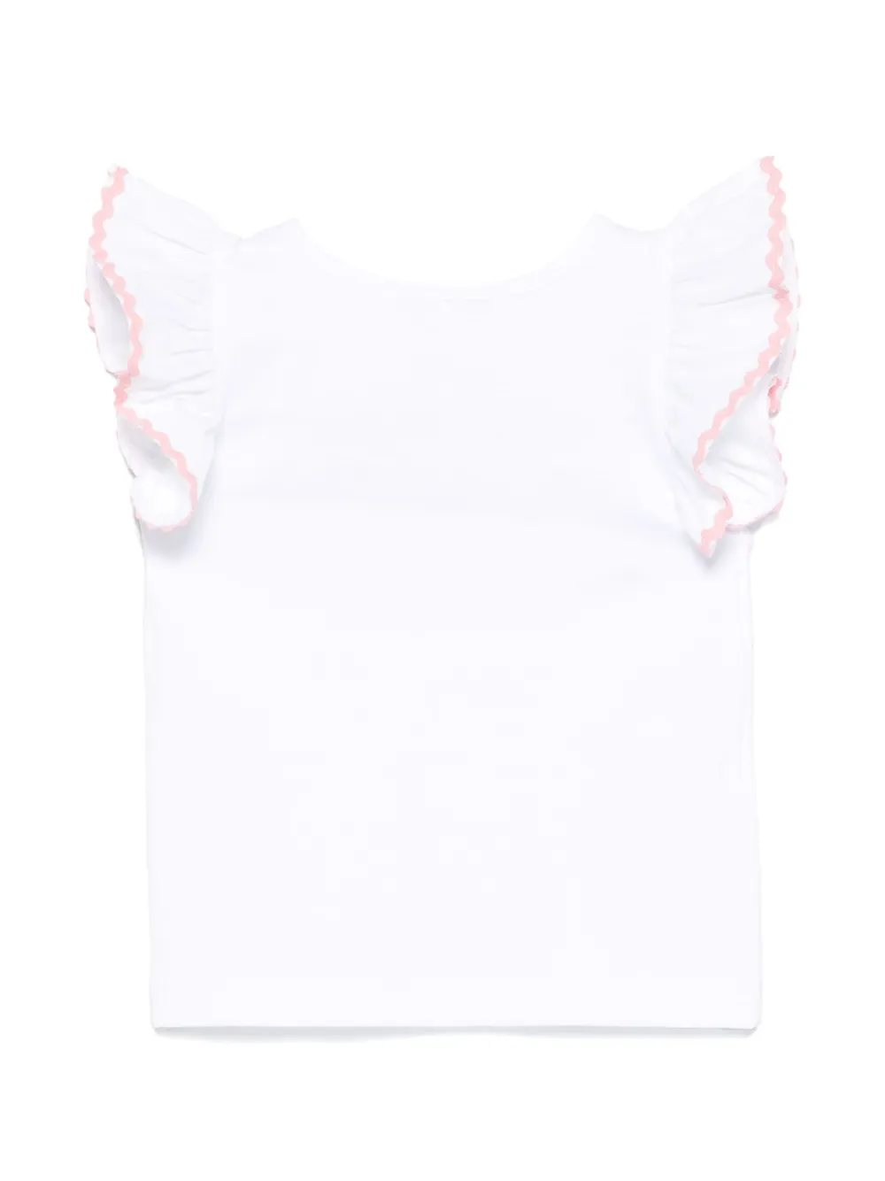 Mariella Ferrari Top met gewelfd detail Wit