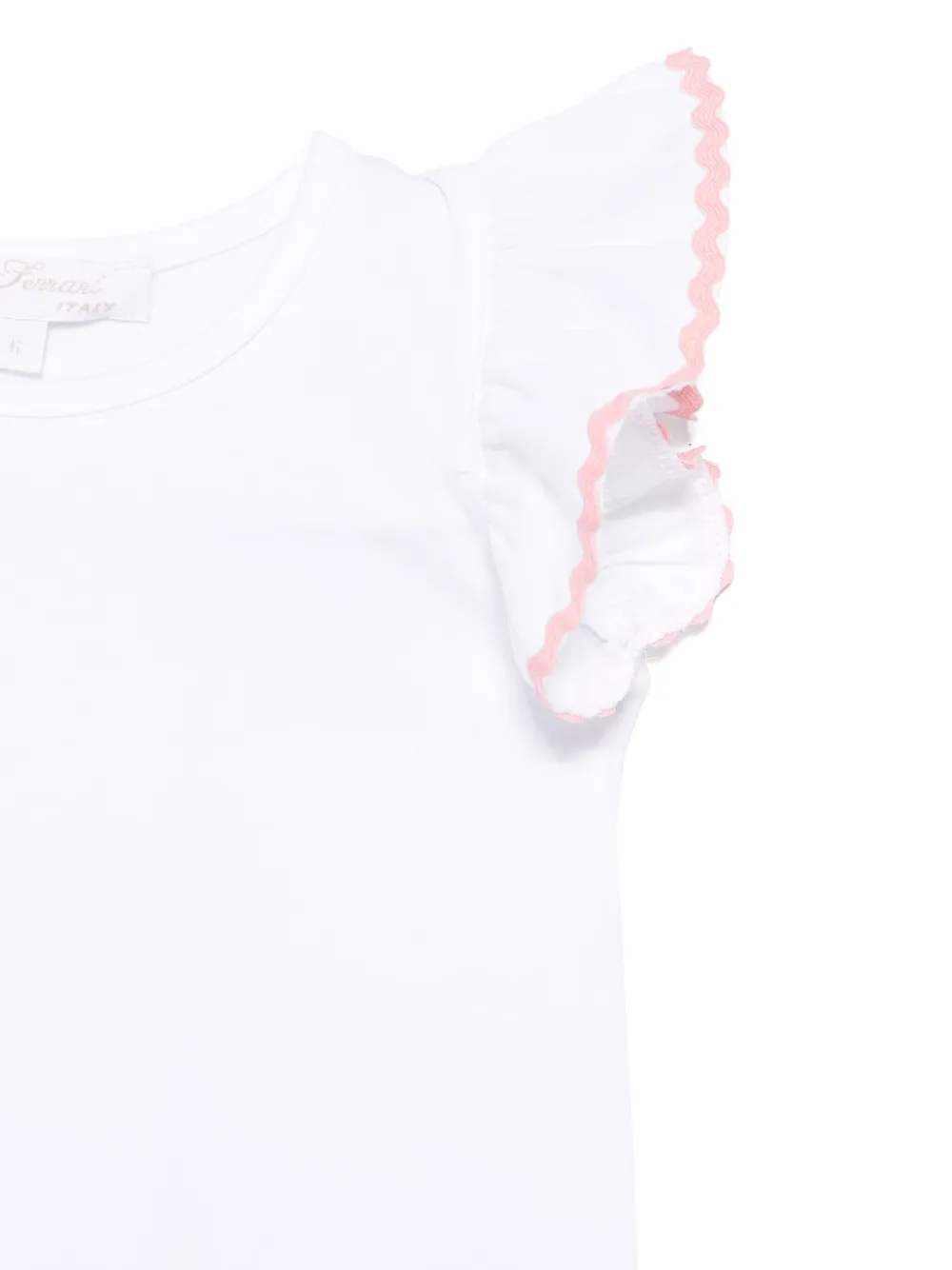 Mariella Ferrari Top met gewelfd detail Wit