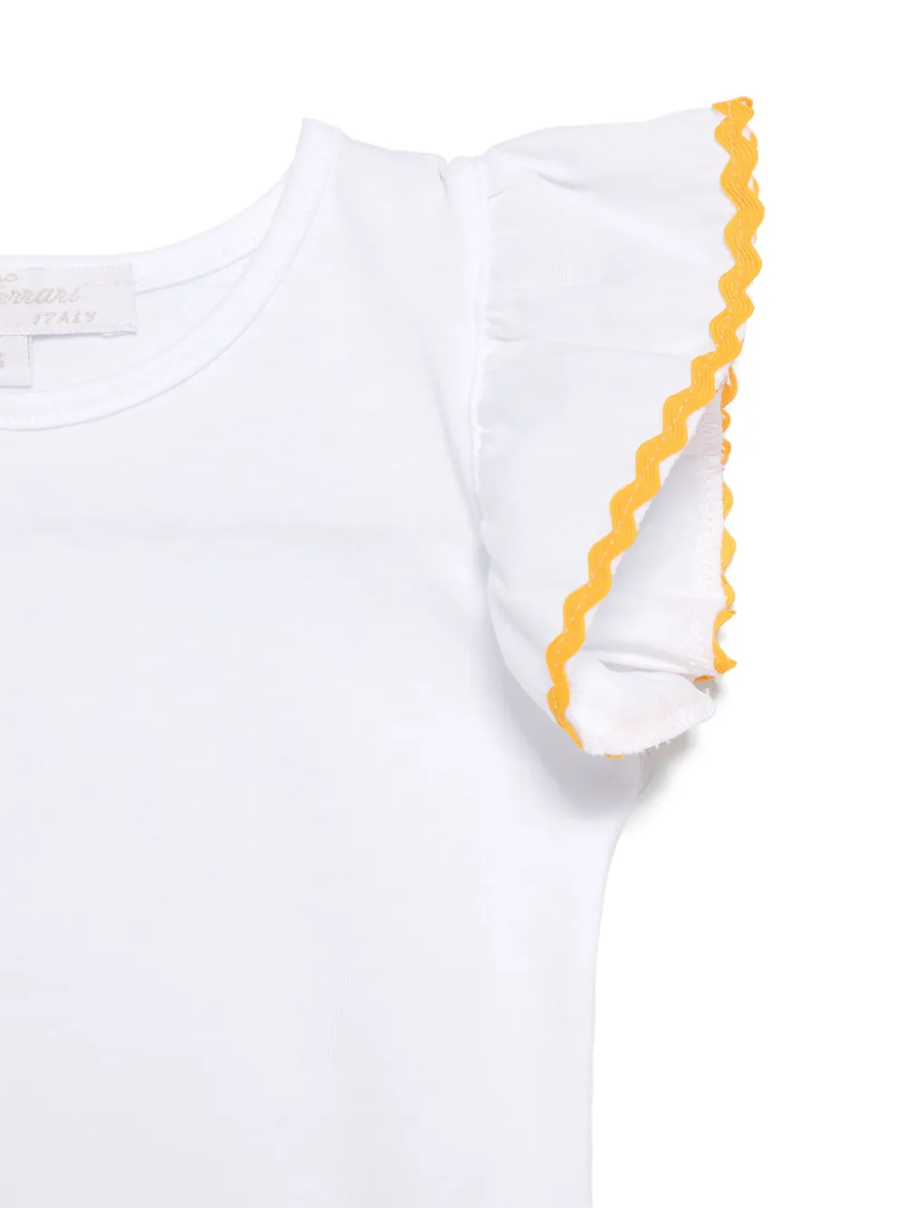 Mariella Ferrari Top met gewelfd detail Wit