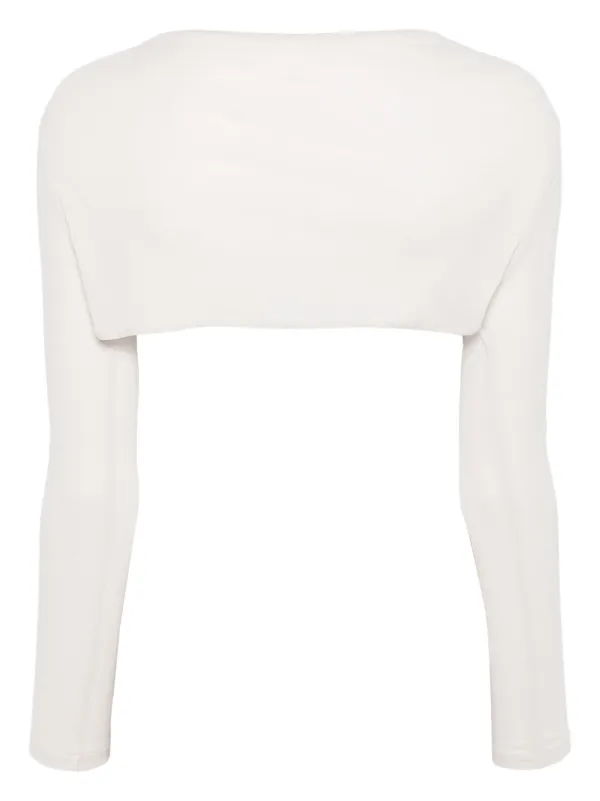 open-knit cotton-belnd tank top