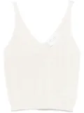 kaos metallic-threading tank top - Neutrals