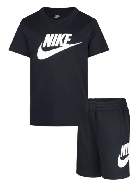 Nike Kids logo-print shorts set