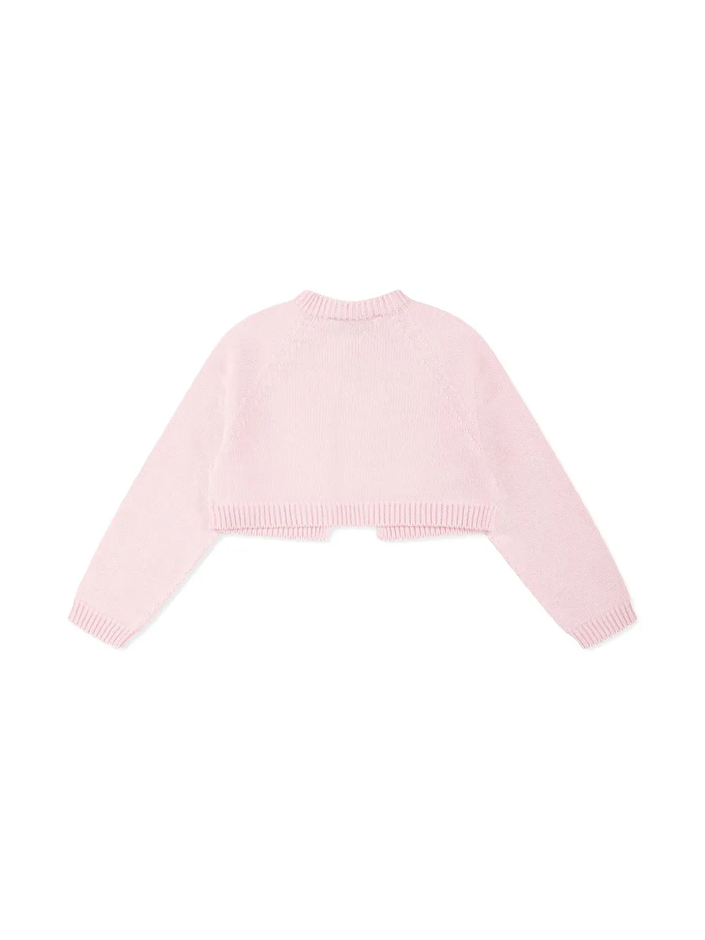 Monnalisa cotton cardigan - Roze