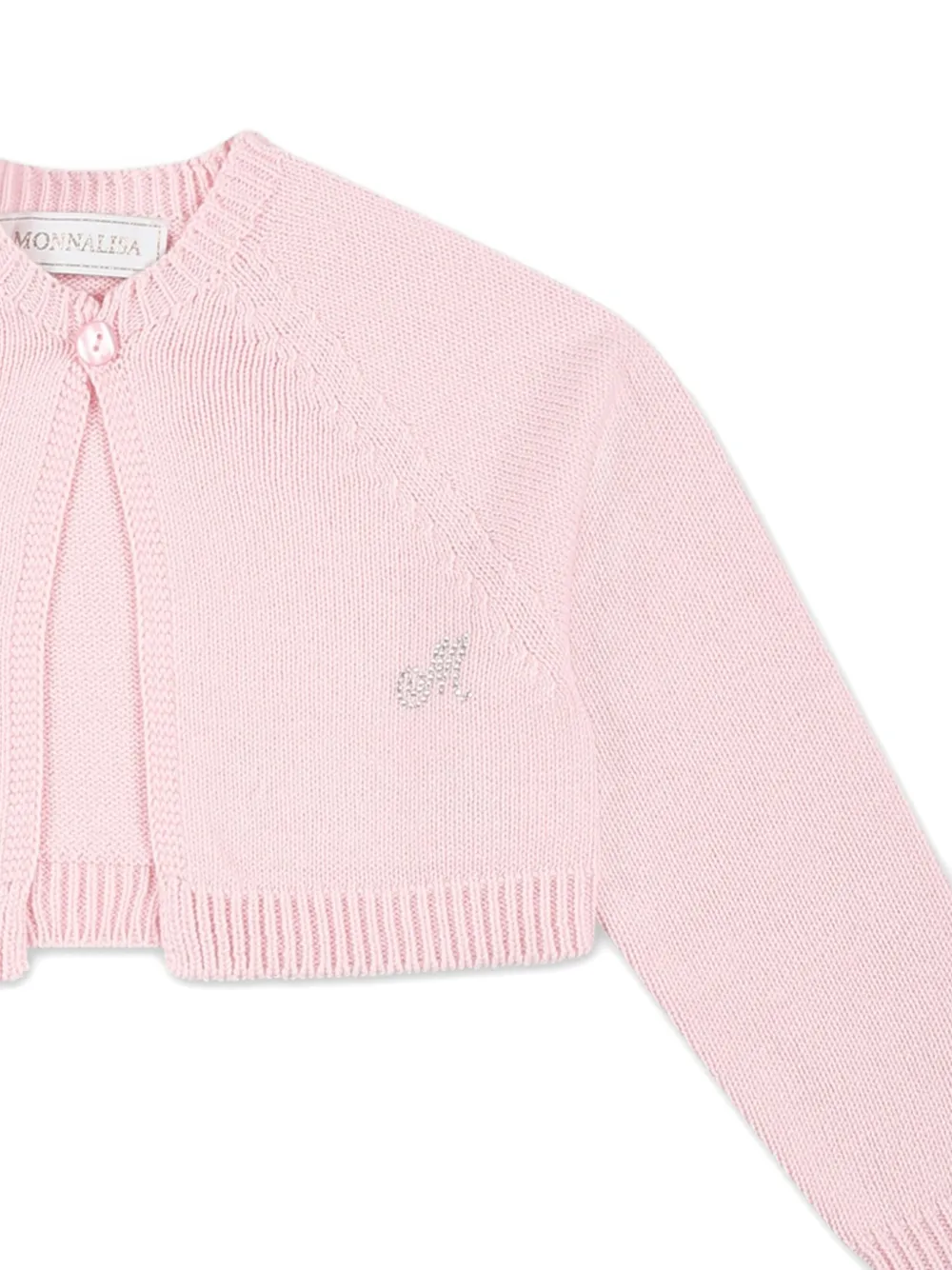 Monnalisa Katoenen vest Roze