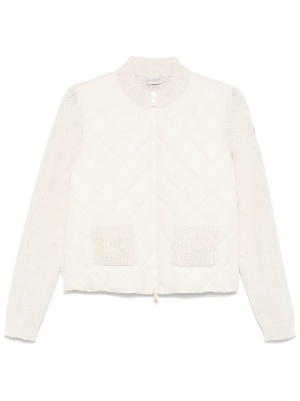 Moncler Quilted Jacket in Neutrals