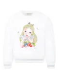 Monnalisa Alice sweatshirt - White