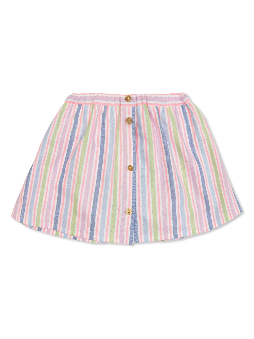 Versace Kids Rok met knopen met Medusa-Head Blauw