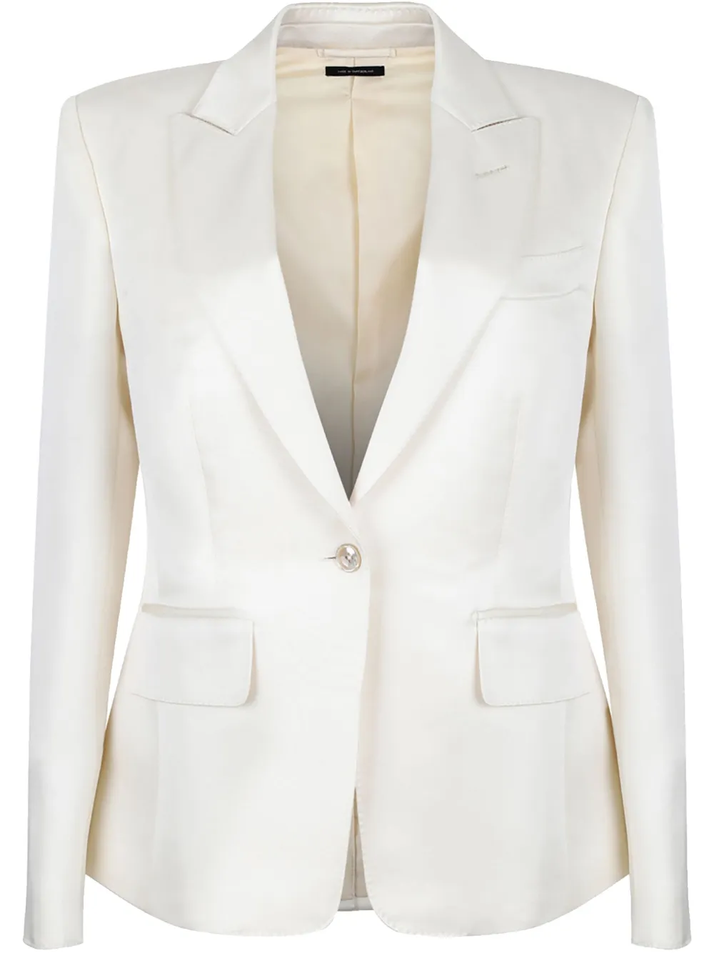 TOM FORD シングルジャケット - ホワイト TOM FORD シングルジャケット - ホワイト