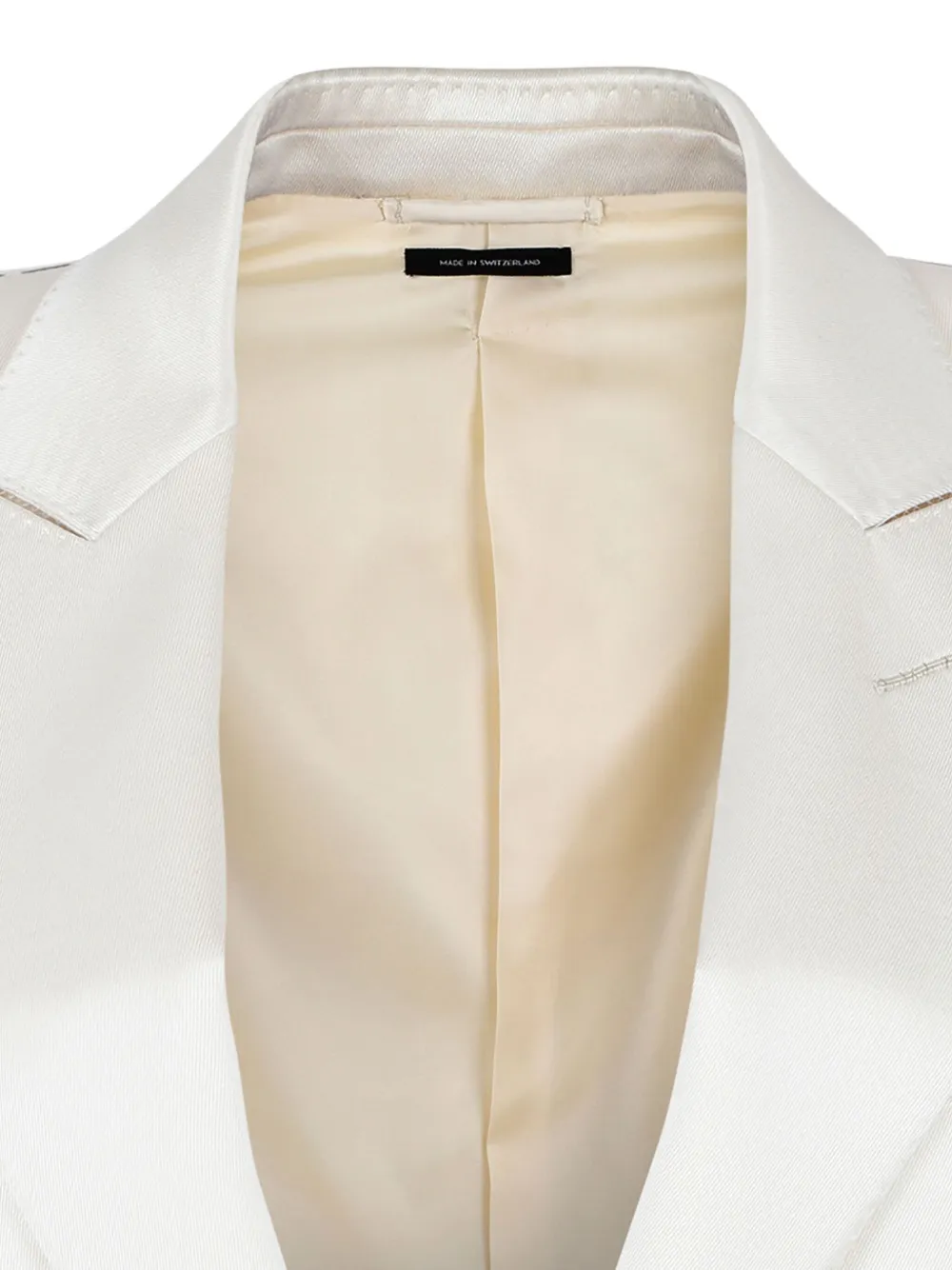 TOM FORD Blazer met enkele rij knopen Wit