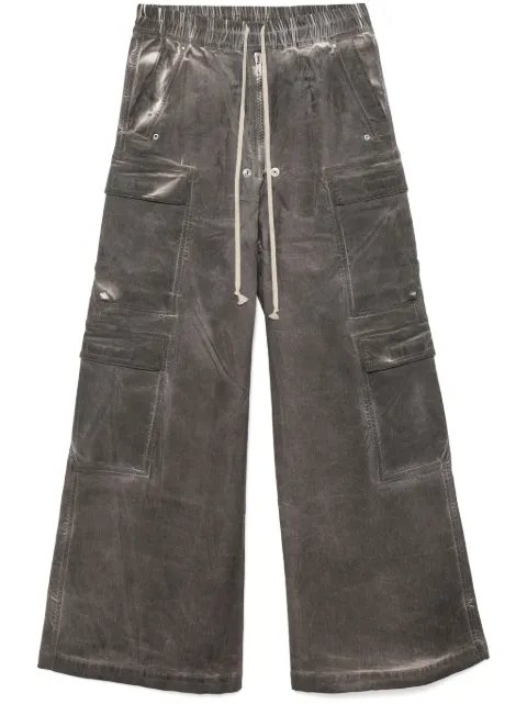 Rick Owens DRKSHDW pantalones jumbo tipo cargo doble