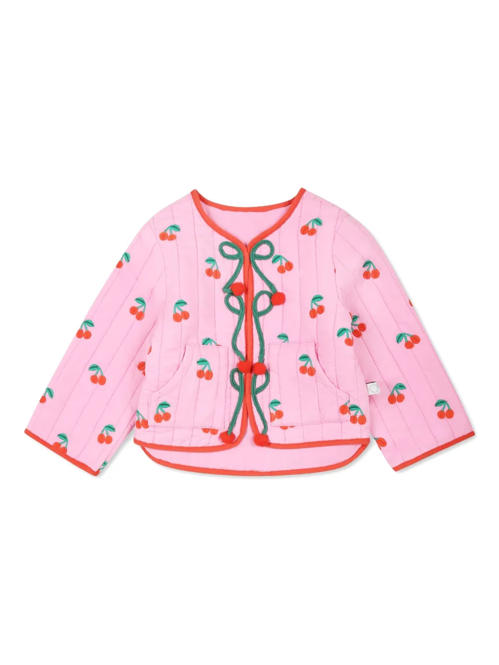 Stella McCartney Kids Jack met kersenpatroon Roze