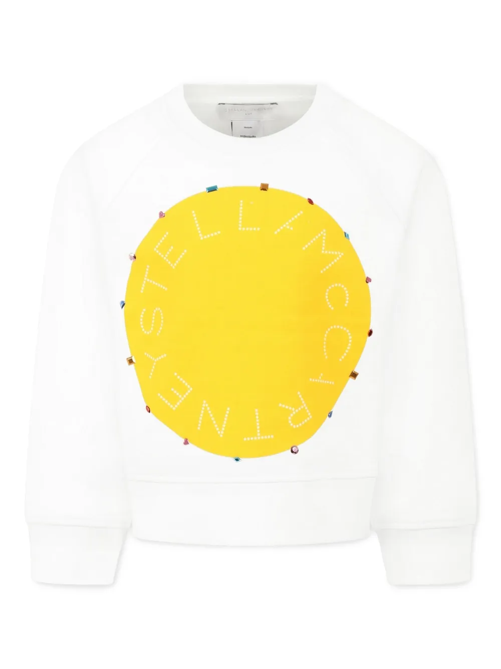 Stella McCartney Kids Sweater van biologisch katoen Wit