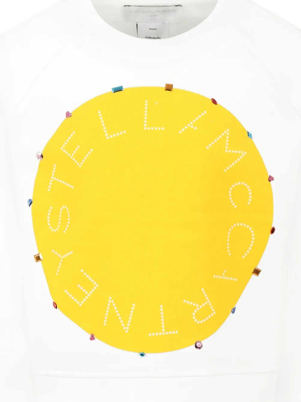 Stella McCartney Kids Sweater van biologisch katoen Wit