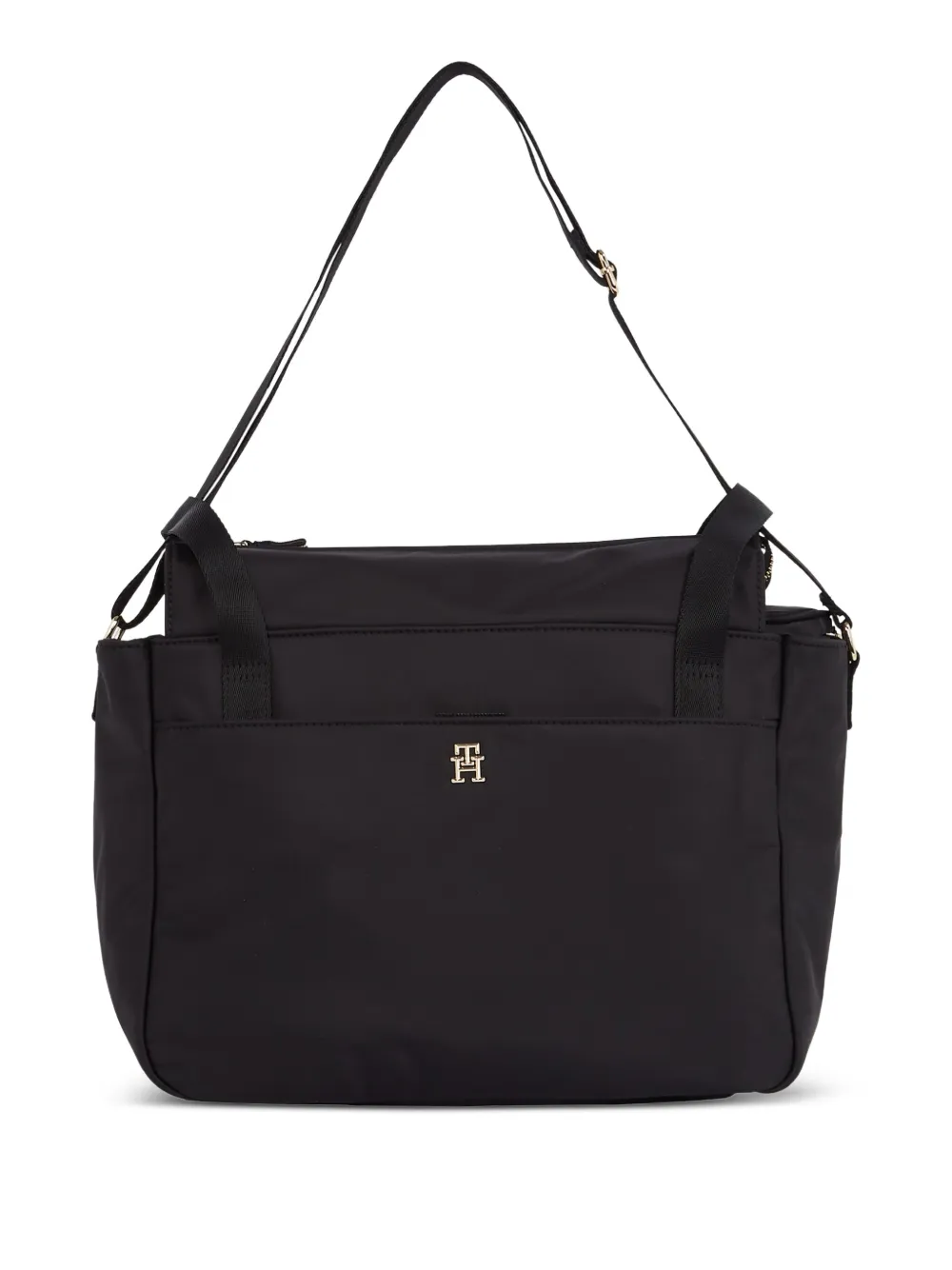 Tommy Hilfiger Junior logo-plaque changing bag | Black | Image 1