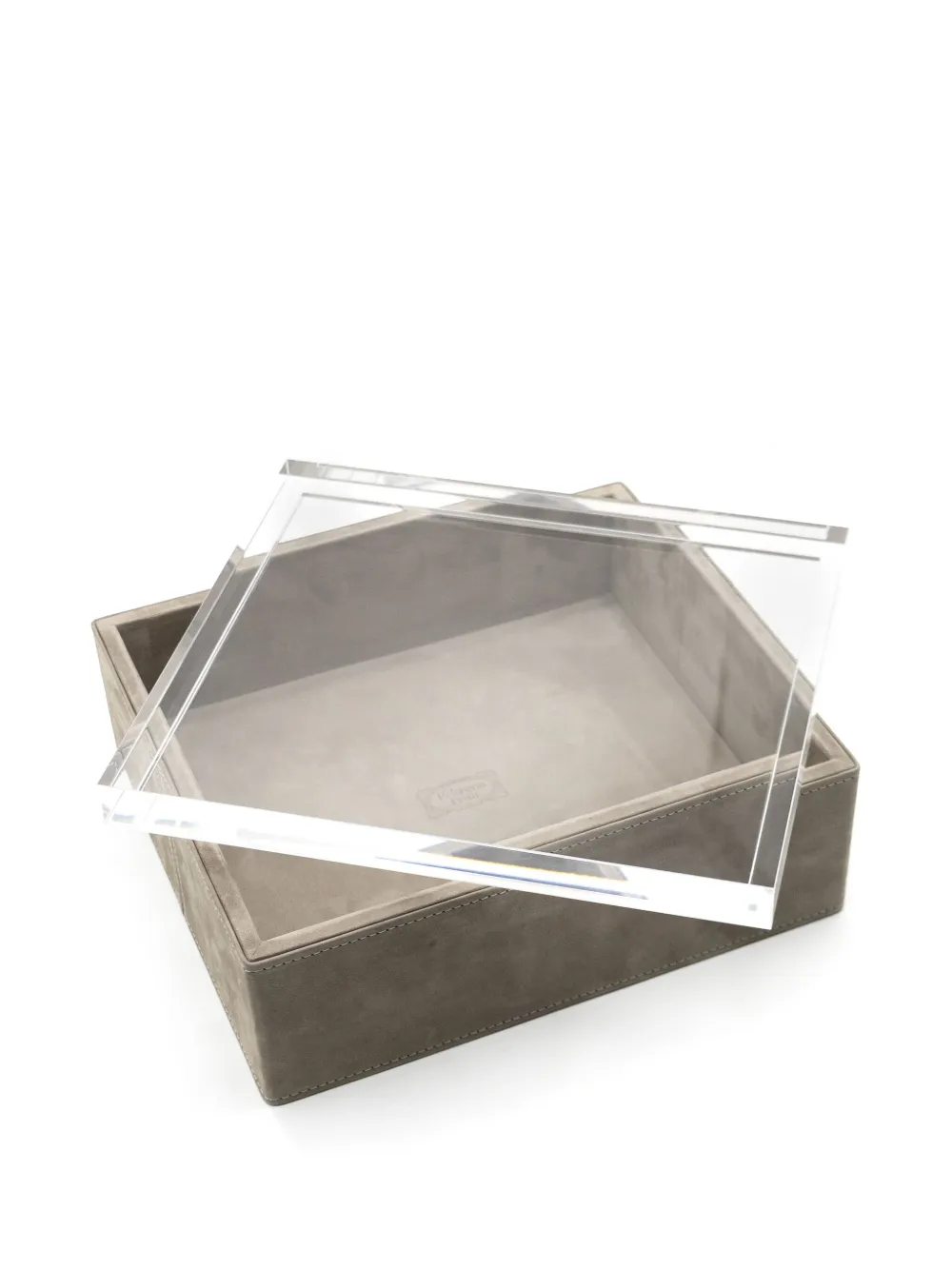 Shop Poltrona Frau Leather Jewellery Box In Brown