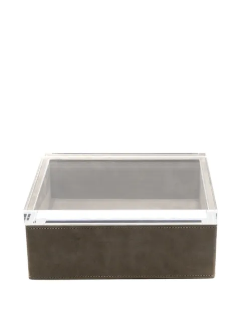 Poltrona Frau leather jewellery box