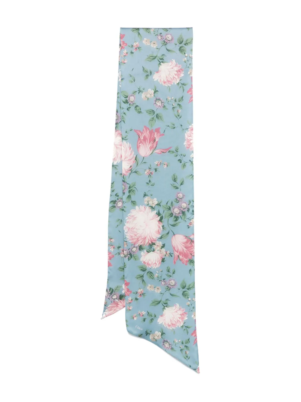 CHLOÉ PEONIES BANDEAU SCARF 