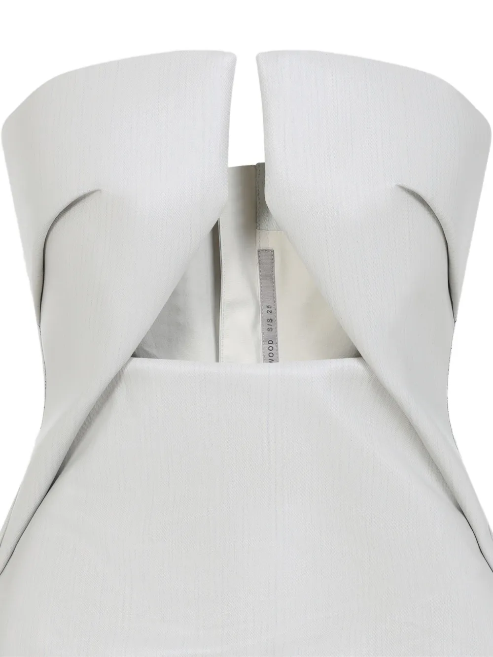 RICK OWENS CUT-OUT MINI DRESS
