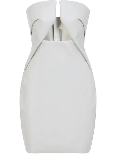 Rick Owens vestido corto con aberturas