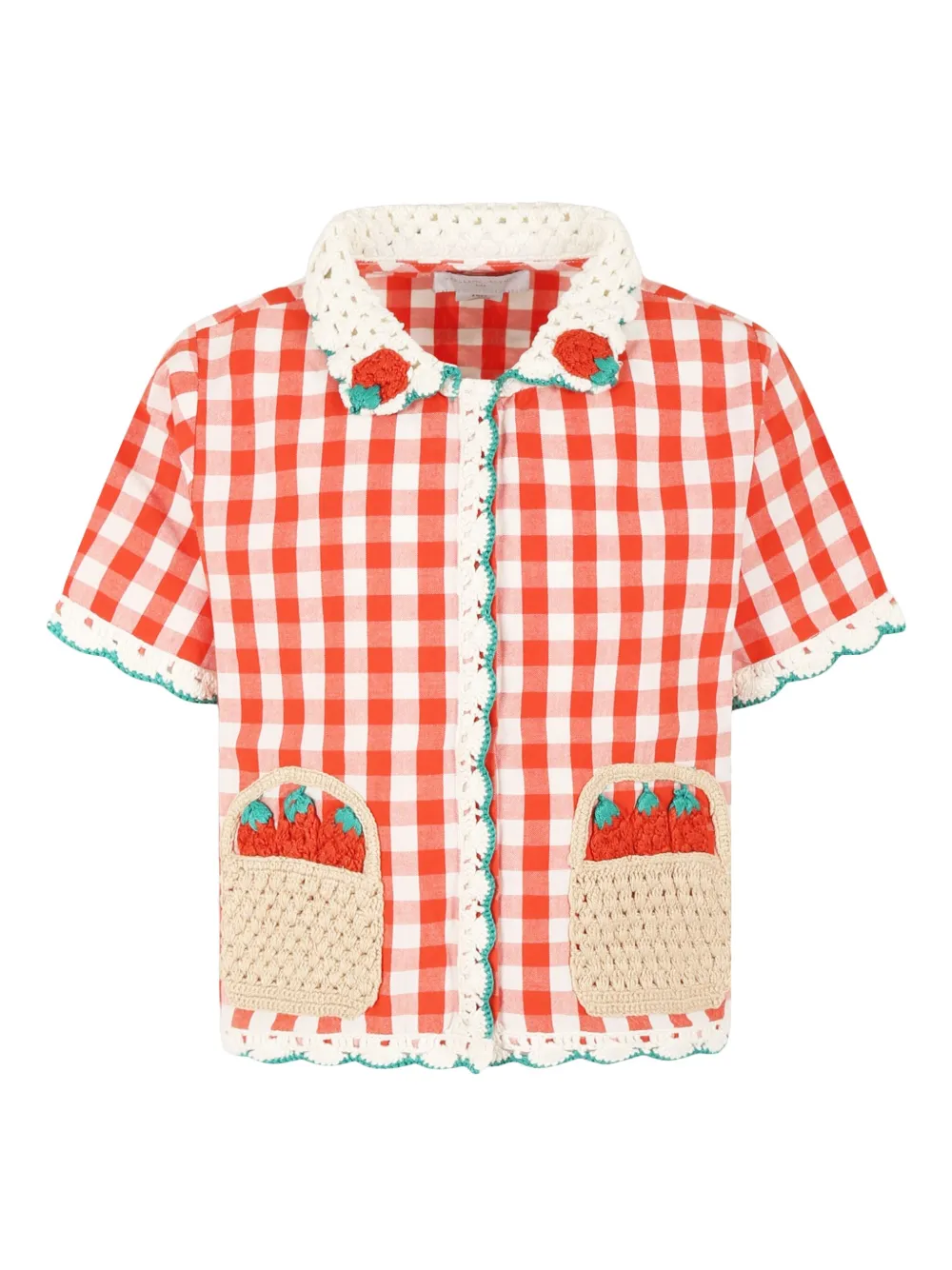 Stella McCartney Kids camisa de algodón | rojo | Image 1
