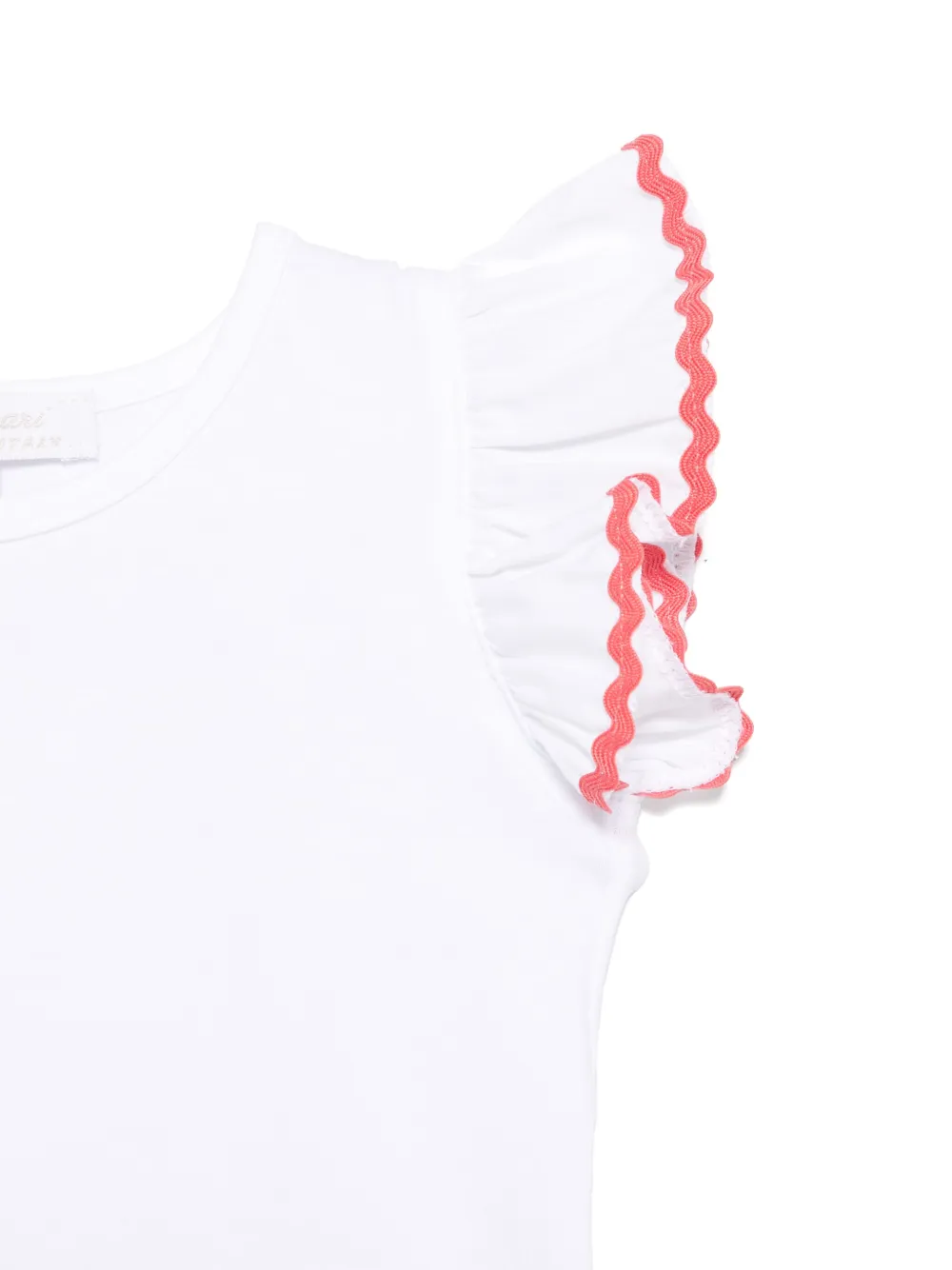 Mariella Ferrari Top met gewelfd detail Wit